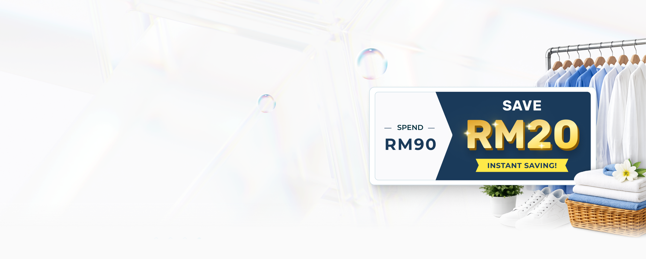 Belanja RM90 dan jimat RM20 untuk dobi