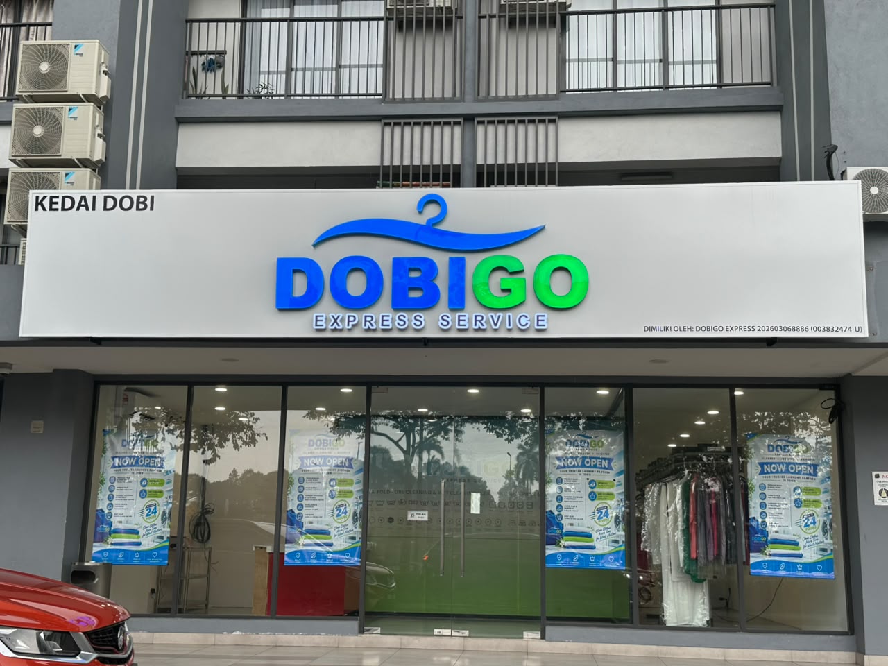 Dobigo Express kedai dobi at Dian Residensi, Shah Alam